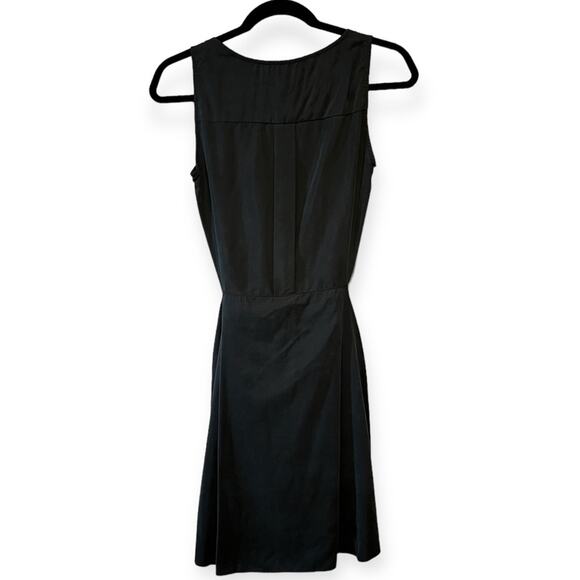Anthro x Drew Tie Front Knotted Sleeveless Dress Black XS - Picture 11 of 12